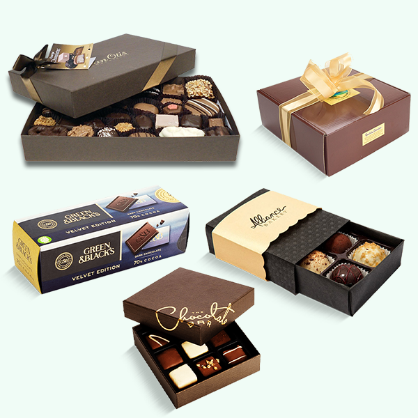 Custom Printed Chocolate Packaging Boxes | EZCustomBoxes