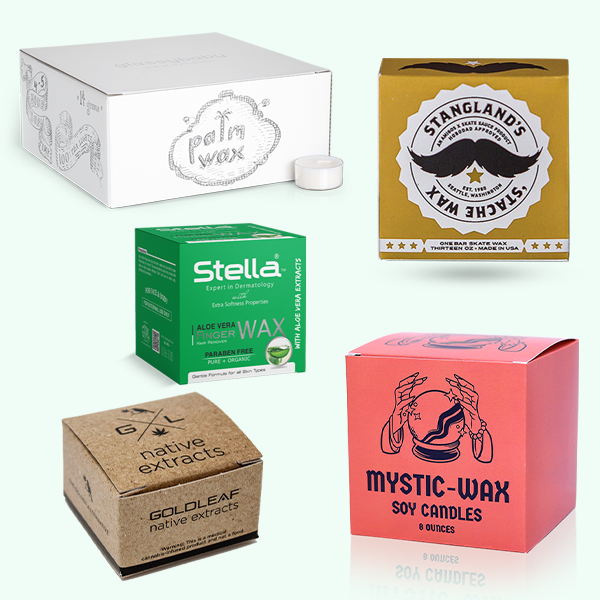 Custom Printed Wax Packaging Boxes | EZCustomBoxes