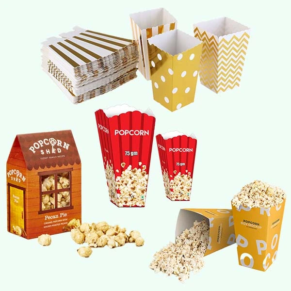 Wholesale Custom Printed Popcorn Boxes