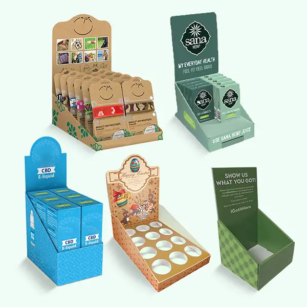 Packaging with Counter Top Display Boxes