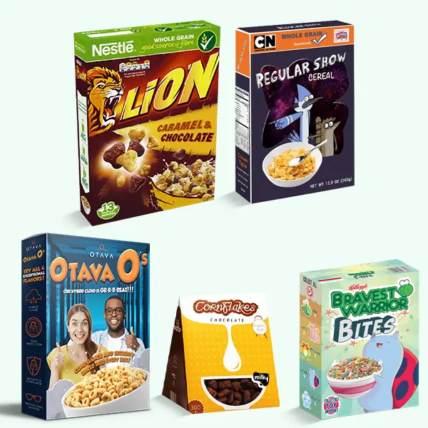 Custom Printed Wholesale Cereal Boxes | EZCustomBoxes